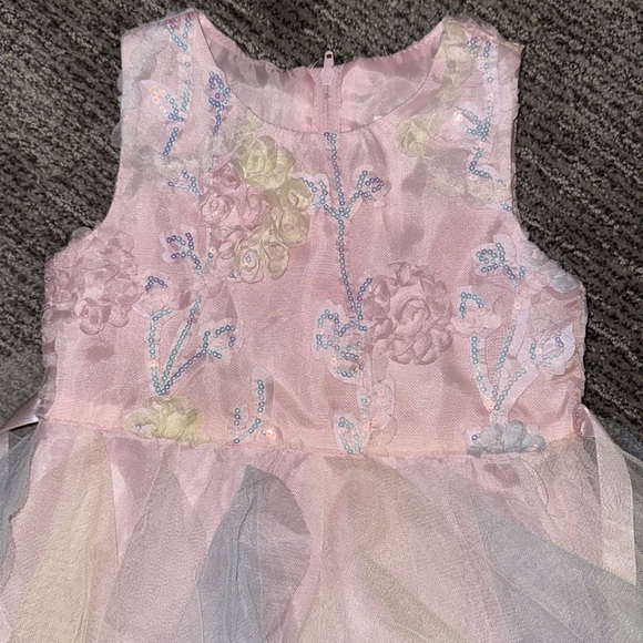 Pink Sequin Toddler 3T Girl Dress - Picture 2 of 3